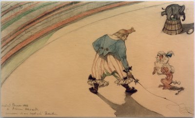 Clown Trainer by Henri de Toulouse Lautrec