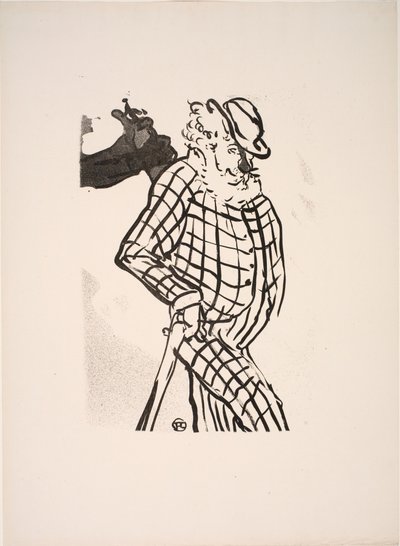 English Eccentric Comedian by Henri de Toulouse Lautrec
