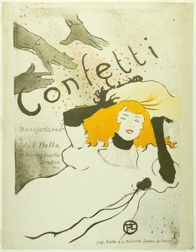 Confetti by Henri de Toulouse Lautrec