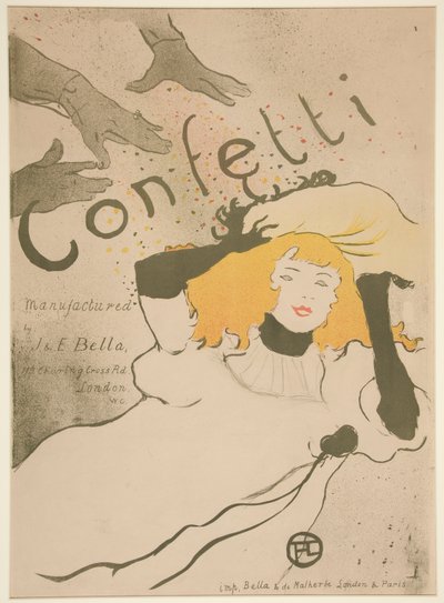 Confetti by Henri de Toulouse Lautrec