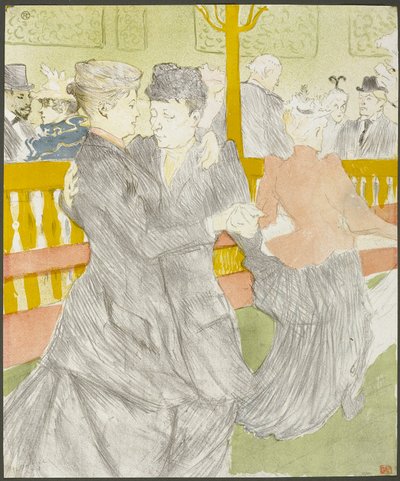 Dance at the Moulin Rouge by Henri de Toulouse Lautrec