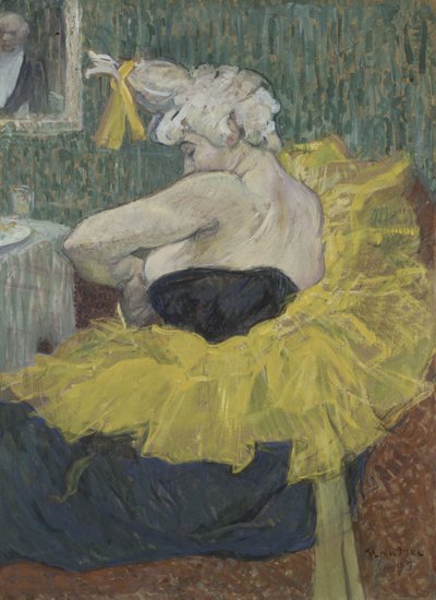 The Clowness Cha-U-Kao, 1895 by Henri de Toulouse Lautrec