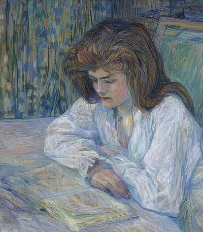 The Reader by Henri de Toulouse Lautrec