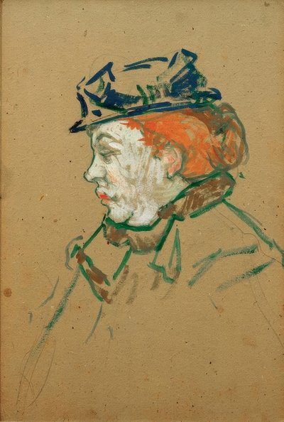 The Dancer Gabrielle by Henri de Toulouse Lautrec