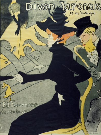 Divan Japonais by Henri de Toulouse Lautrec