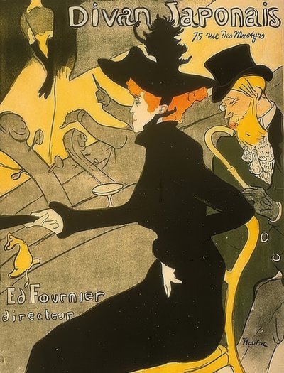 Divan Japonais. 1892-94 by Henri de Toulouse Lautrec