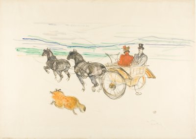 Double Harness by Henri de Toulouse Lautrec