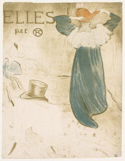 Elles: Frontispiece by Henri de Toulouse Lautrec