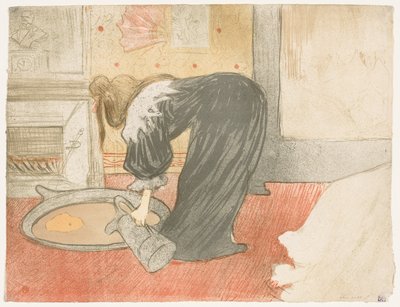 Elles: Woman at the Tub by Henri de Toulouse Lautrec