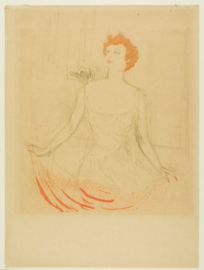 Emma Calvé by Henri de Toulouse Lautrec