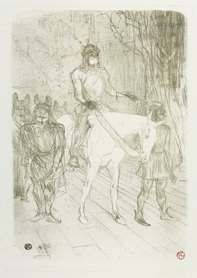 Entrance of Brasseur, in Chilpéric by Henri de Toulouse Lautrec