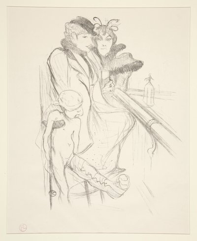 Eros Vanquished by Henri de Toulouse Lautrec