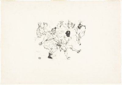 Footit and Chocolat by Henri de Toulouse Lautrec
