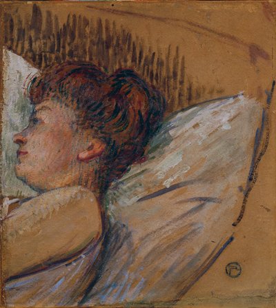 Woman in Bed by Henri de Toulouse Lautrec