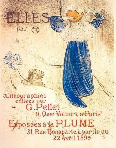 Frontispiece for Elles by Henri de Toulouse Lautrec