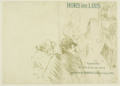 Homage to Molière by Henri de Toulouse Lautrec
