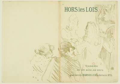 Homage to Molière by Henri de Toulouse Lautrec