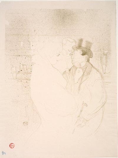 Ida Heath at the Bar by Henri de Toulouse Lautrec