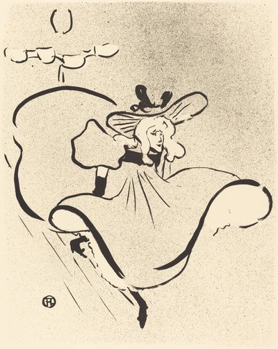 Jane Avril by Henri de Toulouse Lautrec