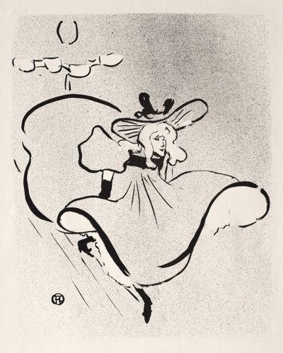 Jane Avril by Henri de Toulouse Lautrec