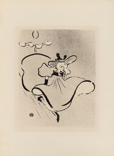Jane Avril, from Le Café-Concert by Henri de Toulouse Lautrec