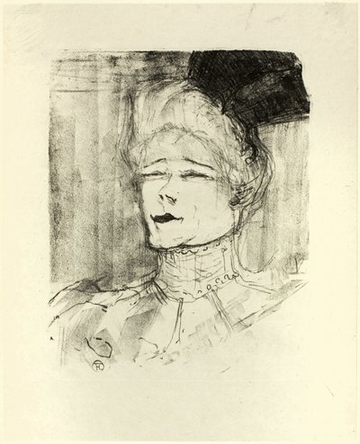 Jeanne Granier, from Treize Lithographies by Henri de Toulouse Lautrec
