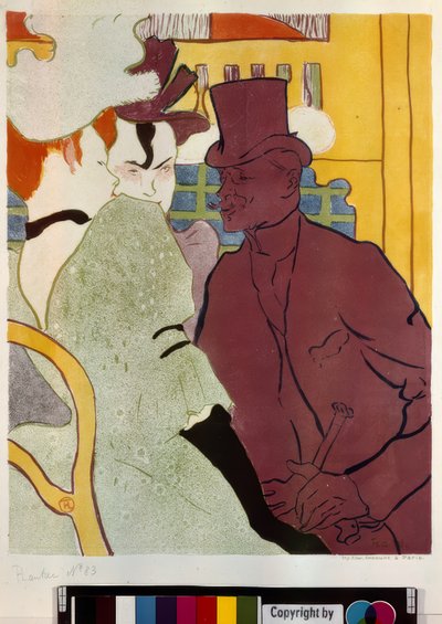 The Englishman at the Moulin Rouge by Henri de Toulouse Lautrec