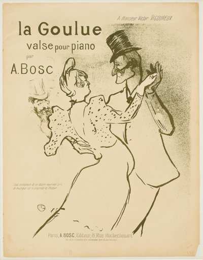 La Goulue by Henri de Toulouse Lautrec