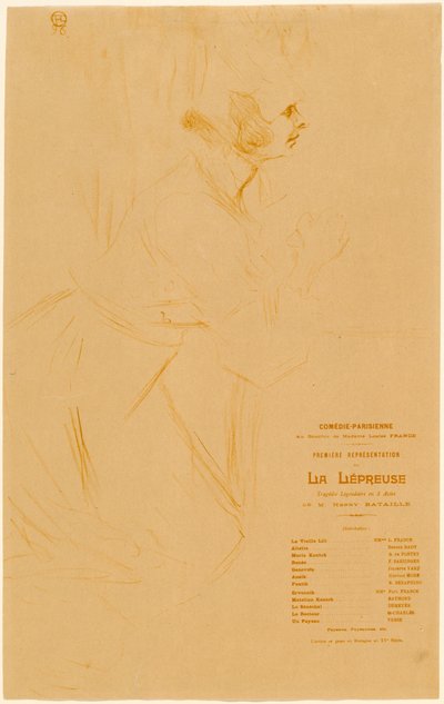 The Leper by Henri de Toulouse Lautrec