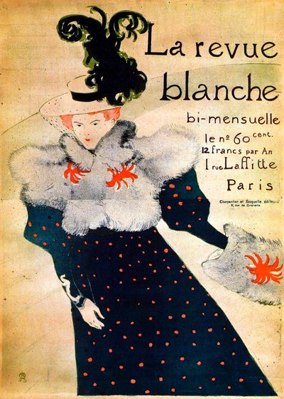 La Revue Blanche by Henri de Toulouse Lautrec