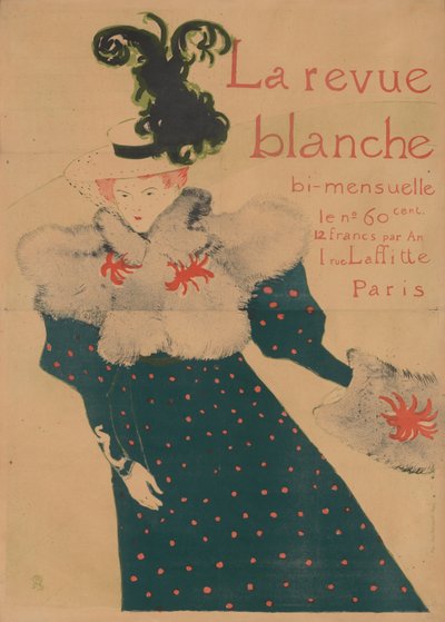 La Revue Blanche by Henri de Toulouse Lautrec