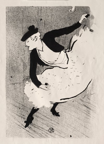 The Café-concert: Edmée Lescot by Henri de Toulouse Lautrec