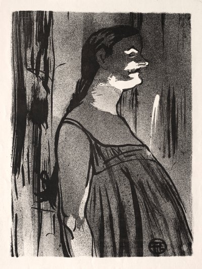 The Café-concert: Mme. Abdala by Henri de Toulouse Lautrec