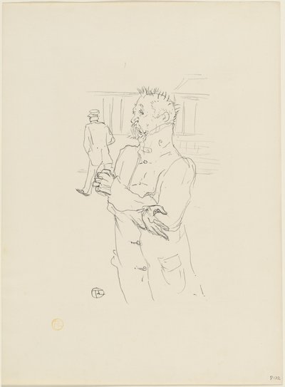 The Fool by Henri de Toulouse Lautrec