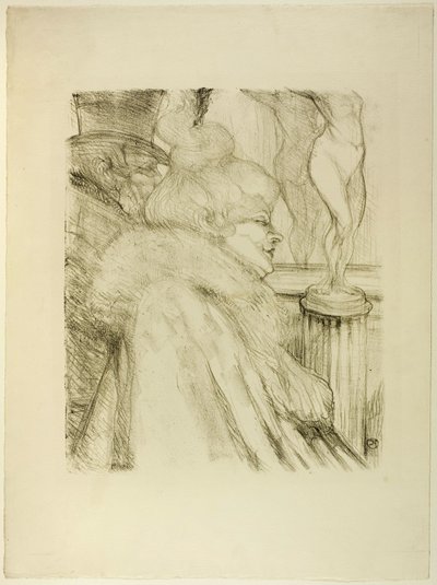 Leaving the Theater by Henri de Toulouse Lautrec
