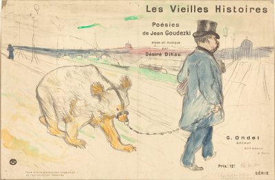 Les Vielles Histoires Cover Frontispiece by Henri de Toulouse Lautrec