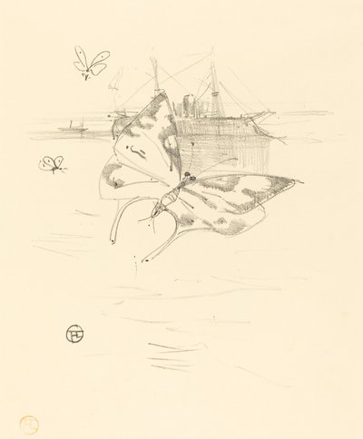 The Butterflies by Henri de Toulouse Lautrec