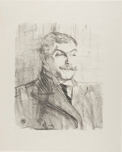 Lucien Guitry, from Treize Lithographies by Henri de Toulouse Lautrec