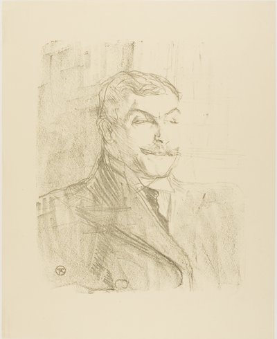 Lucien Guitry, from Thirteen Lithographs by Henri de Toulouse Lautrec