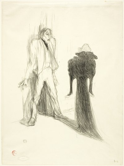 Lugné-Poé, in Image by Henri de Toulouse Lautrec