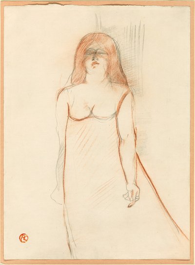 Mademoiselle Cocyte by Henri de Toulouse Lautrec