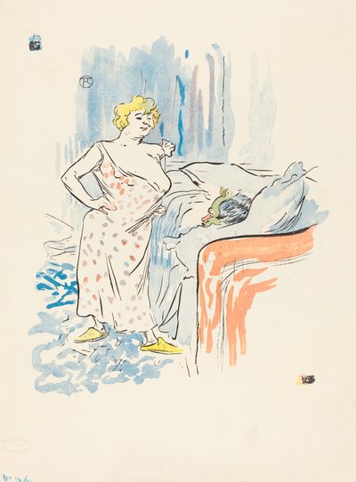 Man and Woman by Henri de Toulouse Lautrec