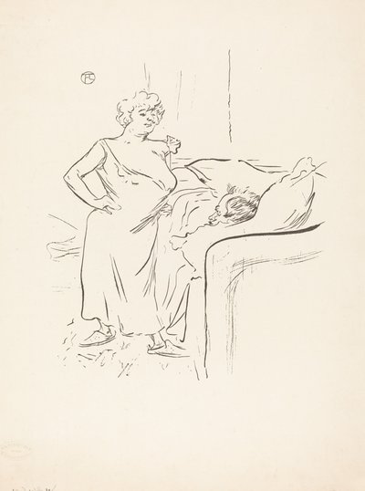 Man and Woman by Henri de Toulouse Lautrec