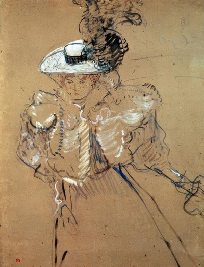 Misia Natanson by Henri de Toulouse Lautrec