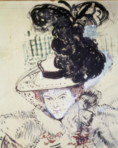 Misia Natanson by Henri de Toulouse Lautrec