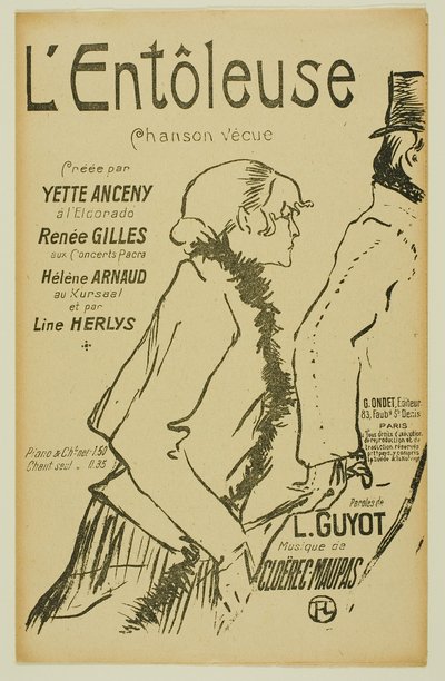 Poor Street-Walker! by Henri de Toulouse Lautrec