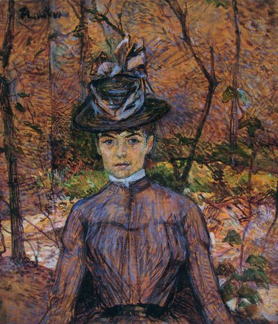 Portrait of Suzanne Valadon by Henri de Toulouse Lautrec