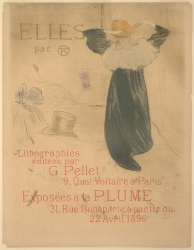 Poster for "Elles" by Henri de Toulouse Lautrec