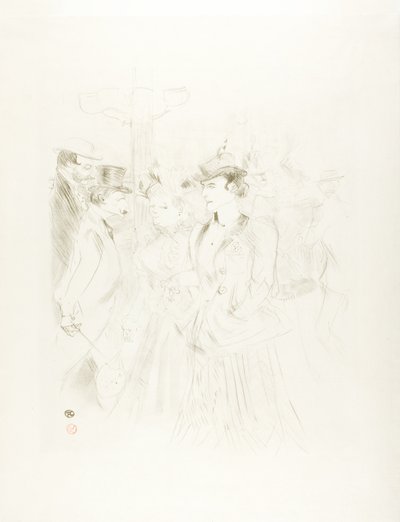 Promenade by Henri de Toulouse Lautrec