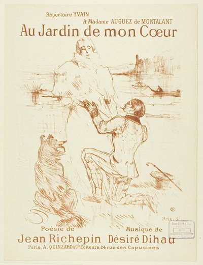 Proposal (First Plate) by Henri de Toulouse Lautrec